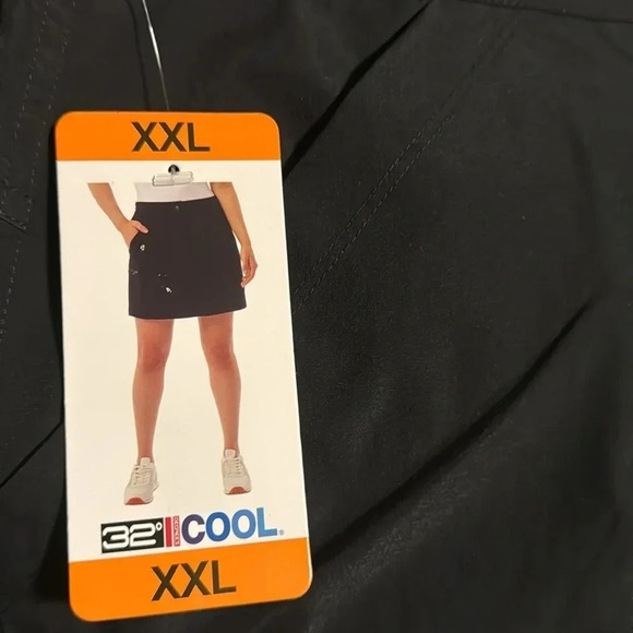 32 Degrees Cool Women's Tech Skort, Black Size XXL - Picture 8 of 9